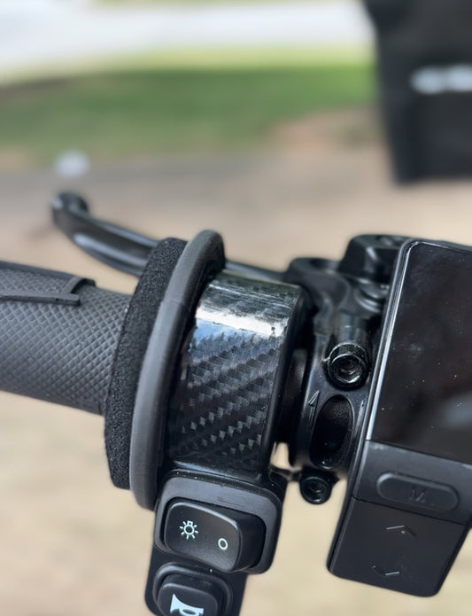 Carbon light switch wrap for Talaria X3 Pro