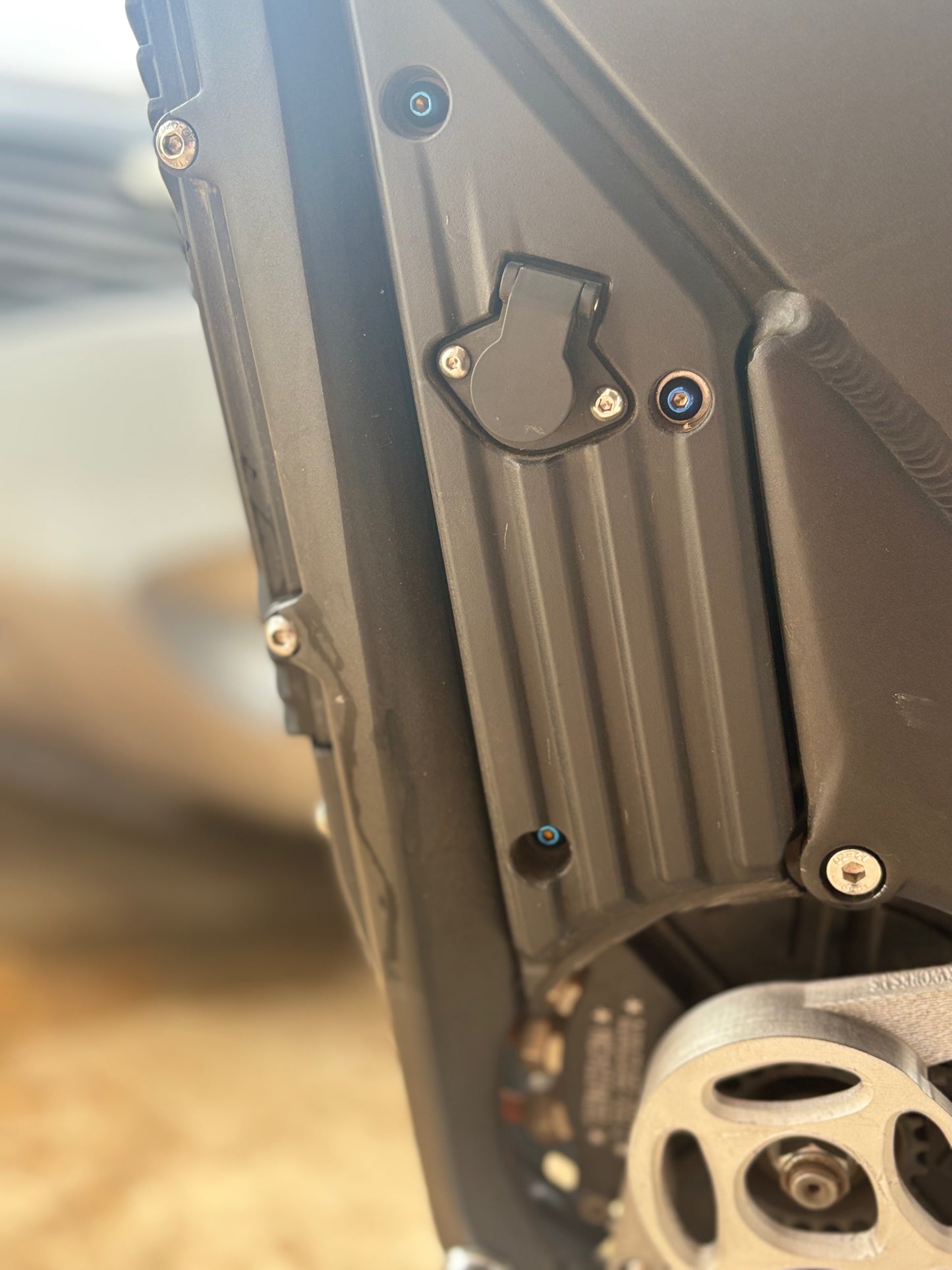 Talaria x3 side panel titanium bolts