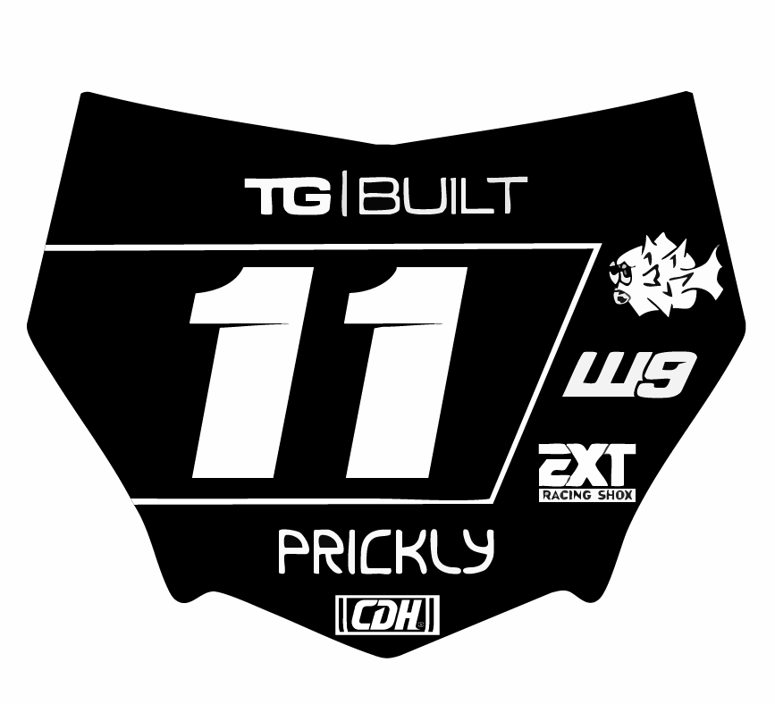 MOTOCUTZ Plate Decal